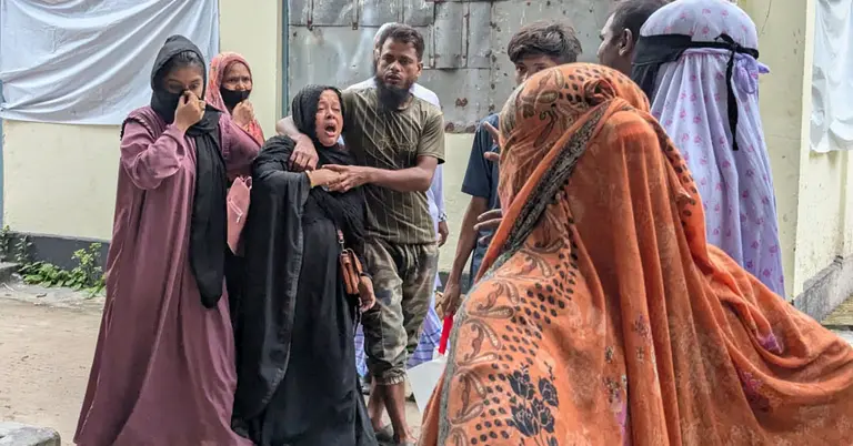 নিহতের স্বজনের আহাজারি